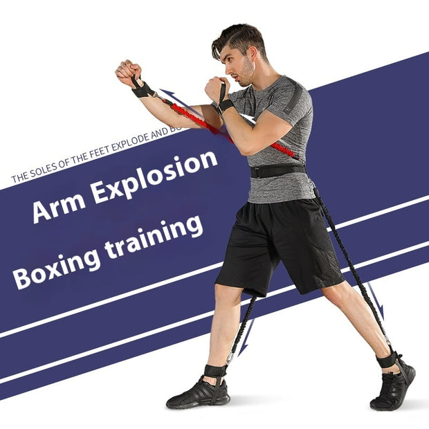 Boxing MMA Taekwondo Elastic String Basketball Bounce Strength Leg Training