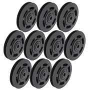 10Pcs/Set 95MM Universal Nylon Bearing Pulley Wheel Replacement Gym Fitness Equipment