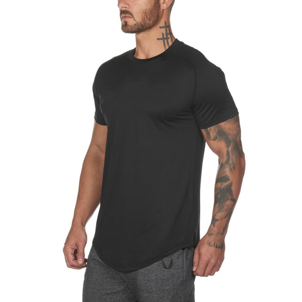 New Gym Wear Plain Shirts Custom Mens Fitness