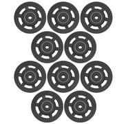 10Pcs/Set 95MM Universal Nylon Bearing Pulley Wheel Replacement Gym Fitness Equipment