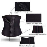 Men's Back Support Neoprene Gym Training Three Breasted Plastic Belt
