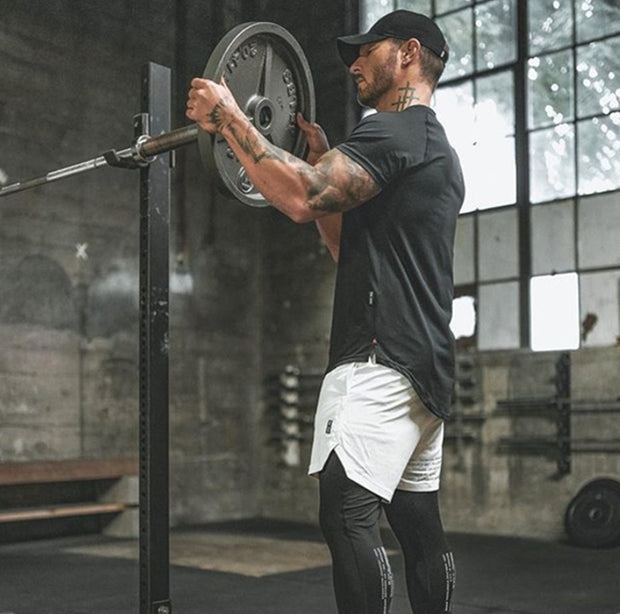 New Gym Wear Plain Shirts Custom Mens Fitness