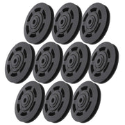 10Pcs/Set 95MM Universal Nylon Bearing Pulley Wheel Replacement Gym Fitness Equipment
