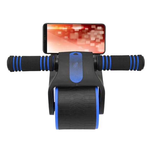 Aabdominal Wheel with Triangular Bracing Sport Fitness Wheel for Home Gym Fitness Equipment Blue